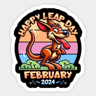 Happy Leap Day 2024 Sticker